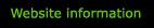 Website Informations